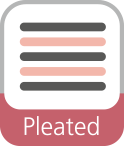 Pleated filtering